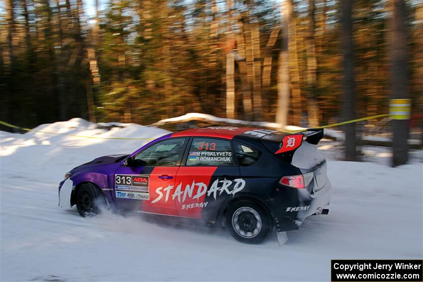 Nick Pysklyvets / Roman Romanchuk Subaru WRX STi on SS15, Agren-Hunters II.