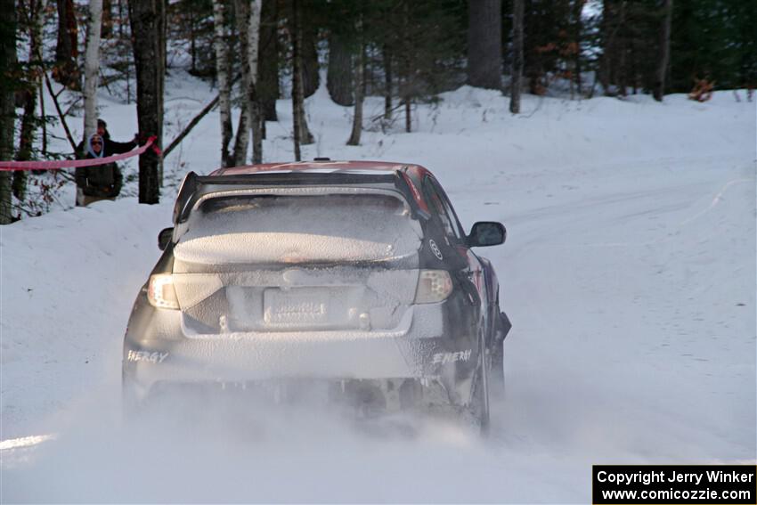 Nick Pysklyvets / Roman Romanchuk Subaru WRX STi on SS15, Agren-Hunters II.