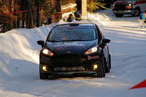 John Barnett / Lucas Laeser Ford Fiesta ST on SS15, Agren-Hunters II.