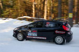 John Barnett / Lucas Laeser Ford Fiesta ST on SS15, Agren-Hunters II.
