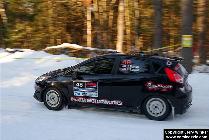 John Barnett / Lucas Laeser Ford Fiesta ST on SS15, Agren-Hunters II.