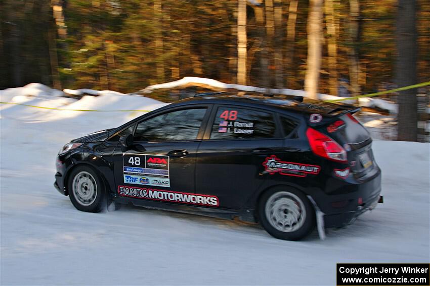 John Barnett / Lucas Laeser Ford Fiesta ST on SS15, Agren-Hunters II.