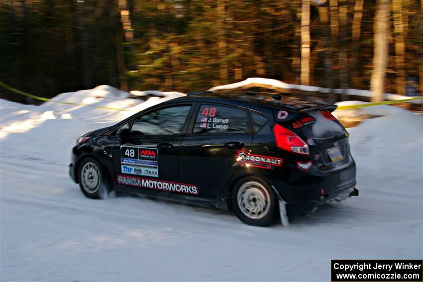 John Barnett / Lucas Laeser Ford Fiesta ST on SS15, Agren-Hunters II.