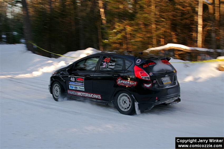 John Barnett / Lucas Laeser Ford Fiesta ST on SS15, Agren-Hunters II.