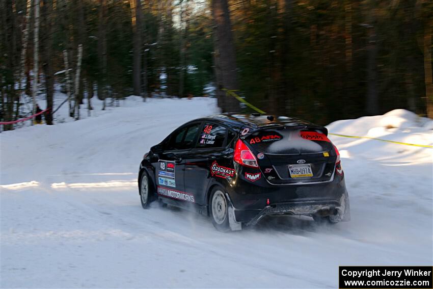 John Barnett / Lucas Laeser Ford Fiesta ST on SS15, Agren-Hunters II.