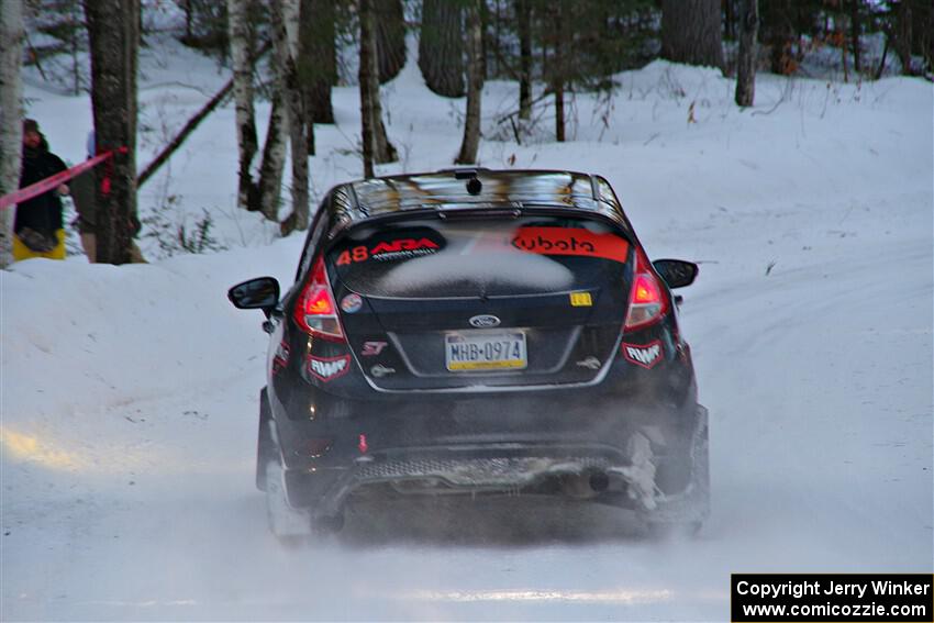 John Barnett / Lucas Laeser Ford Fiesta ST on SS15, Agren-Hunters II.