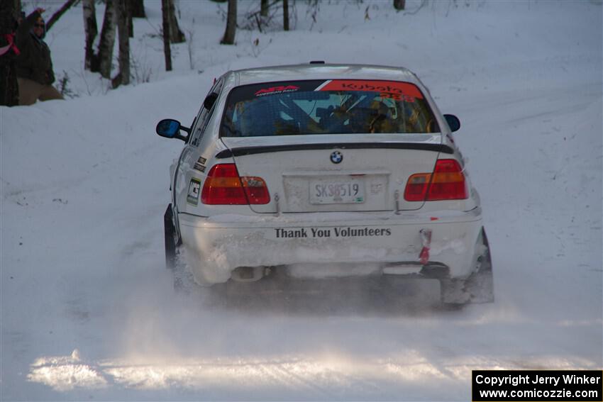 Steve Rowlands / Tessa Jordan BMW 330i on SS15, Agren-Hunters II.