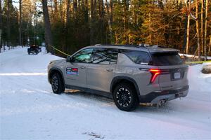 A Chevy Traverse SUV sweeps SS15, Agren-Hunters II.