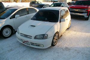 A Toyota Starlet Glanza V was at the event.