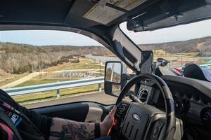 Driving through the Missouri River valley in Hermann, Missouri.