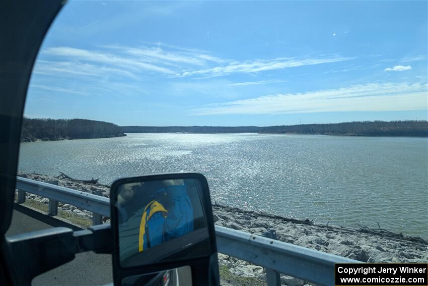 Crossing the Missouri River.
