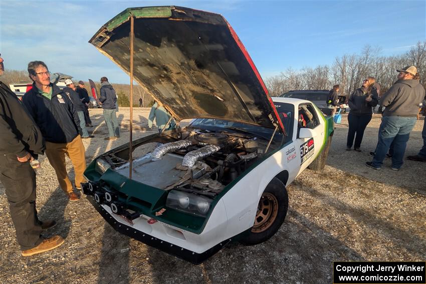 Chris Martise / Elisha Papanicolaou Chevy Camaro at Thursday night's RallyFest.