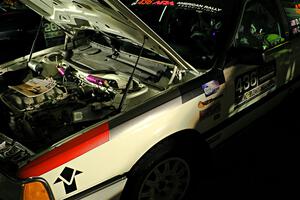 Drew Carlson / Cindi Carlson Audi 200 Avant Quattro at Thursday night's RallyFest.