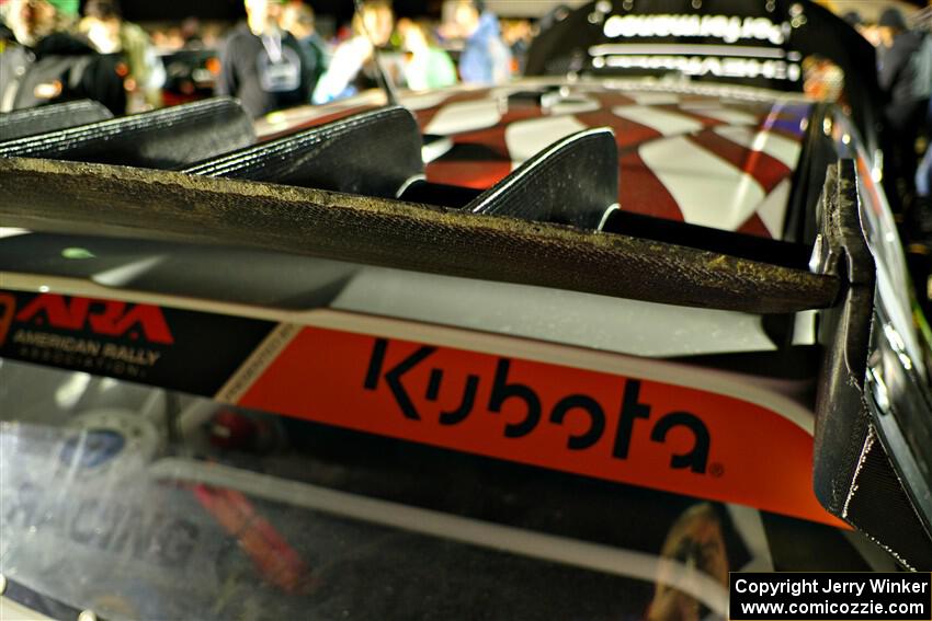 Pat Moro / Ole Holter Chevy Sonic LT1 at Thursday night's RallyFest.