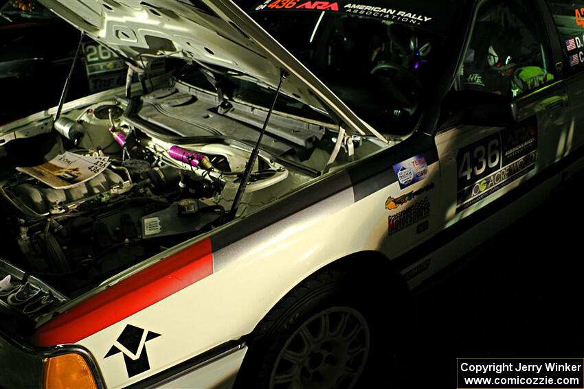 Drew Carlson / Cindi Carlson Audi 200 Avant Quattro at Thursday night's RallyFest.