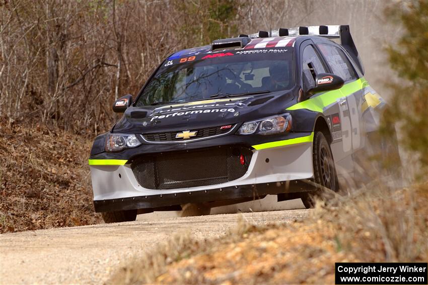 Pat Moro / Ole Holter Chevy Sonic LT1 on SS1, Hazel Creek I.