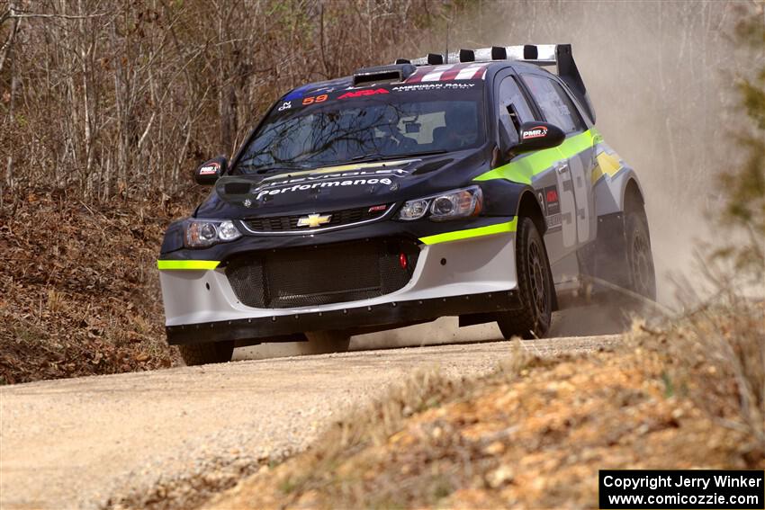 Pat Moro / Ole Holter Chevy Sonic LT1 on SS1, Hazel Creek I.