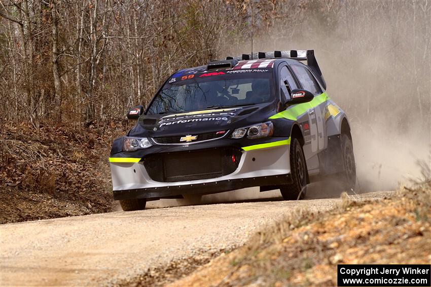 Pat Moro / Ole Holter Chevy Sonic LT1 on SS1, Hazel Creek I.