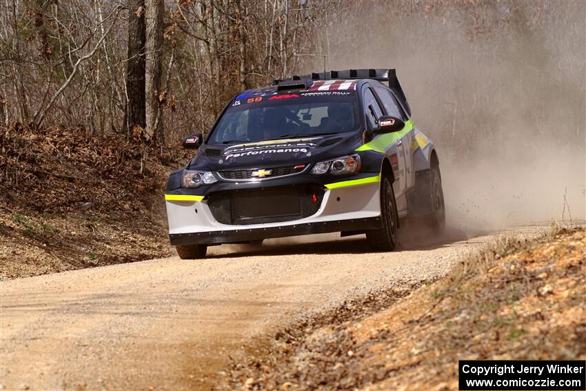 Pat Moro / Ole Holter Chevy Sonic LT1 on SS1, Hazel Creek I.