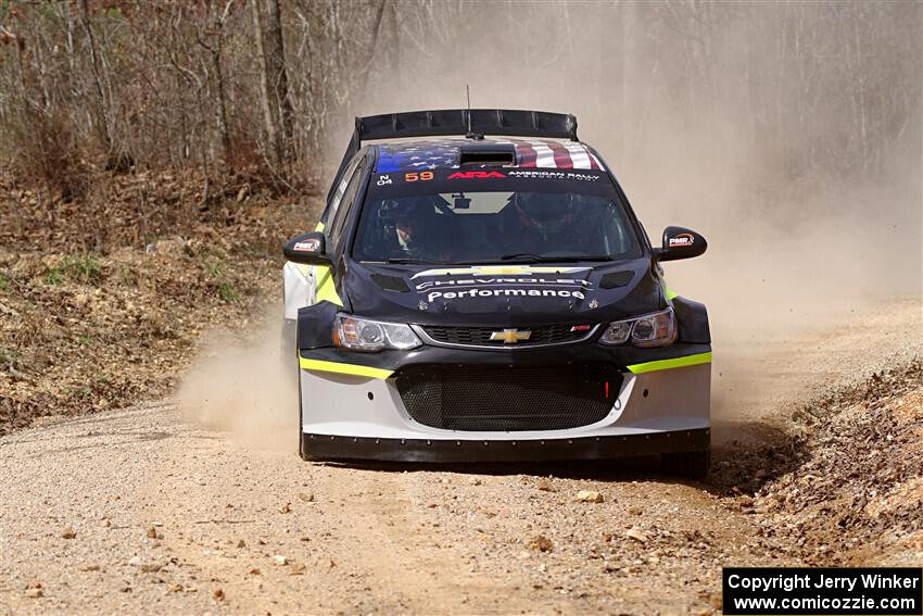 Pat Moro / Ole Holter Chevy Sonic LT1 on SS1, Hazel Creek I.