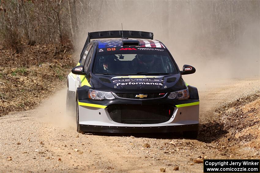 Pat Moro / Ole Holter Chevy Sonic LT1 on SS1, Hazel Creek I.