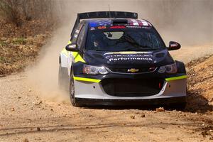 Pat Moro / Ole Holter Chevy Sonic LT1 on SS1, Hazel Creek I.