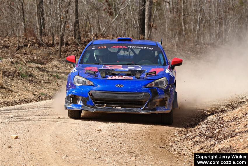 Santiago Iglesias / Cray Dumeah Subaru BRZ on SS1, Hazel Creek I.