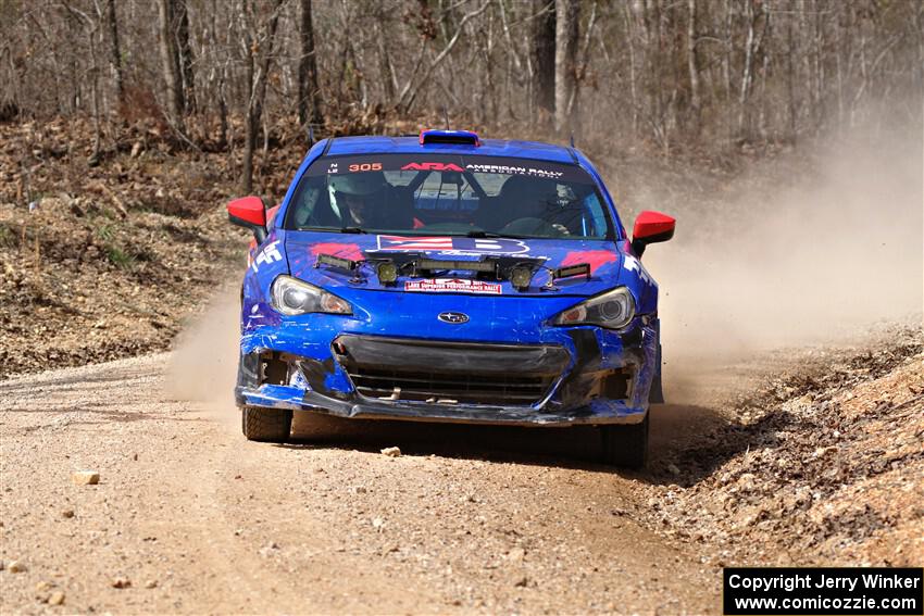 Santiago Iglesias / Cray Dumeah Subaru BRZ on SS1, Hazel Creek I.