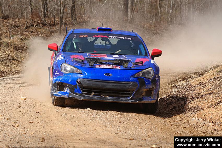 Santiago Iglesias / Cray Dumeah Subaru BRZ on SS1, Hazel Creek I.