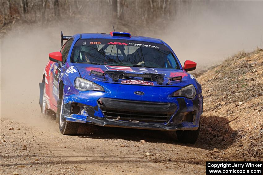 Santiago Iglesias / Cray Dumeah Subaru BRZ on SS1, Hazel Creek I.