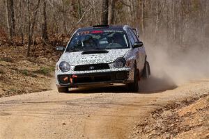 Peter Farrow / Michael Farrow Subaru WRX on SS1, Hazel Creek I.
