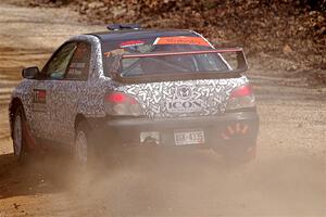 Peter Farrow / Michael Farrow Subaru WRX on SS1, Hazel Creek I.