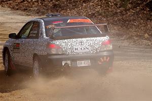 Peter Farrow / Michael Farrow Subaru WRX on SS1, Hazel Creek I.