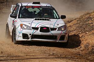 Ian McCarty / Hailey McCarty Subaru Impreza 2.5RS on SS1, Hazel Creek I.