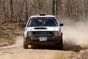 Josh Nykanen / Lars Anderson VW GTI on SS1, Hazel Creek I.