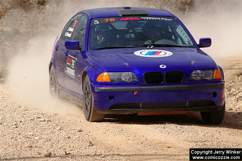 Mike Erickson / Eric Schlee BMW 323i on SS1, Hazel Creek I.