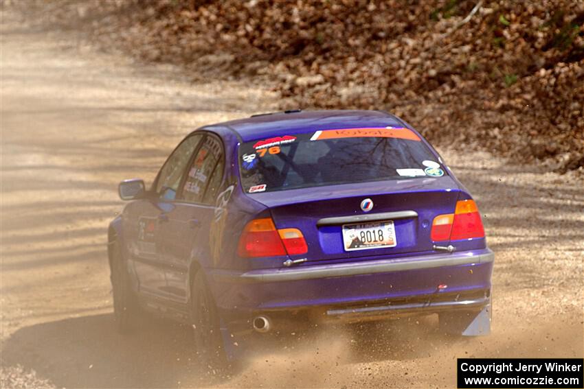 Mike Erickson / Eric Schlee BMW 323i on SS1, Hazel Creek I.