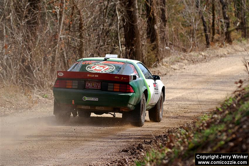 Chris Martise / Elisha Papanicolaou Chevy Camaro on SS1, Hazel Creek I.