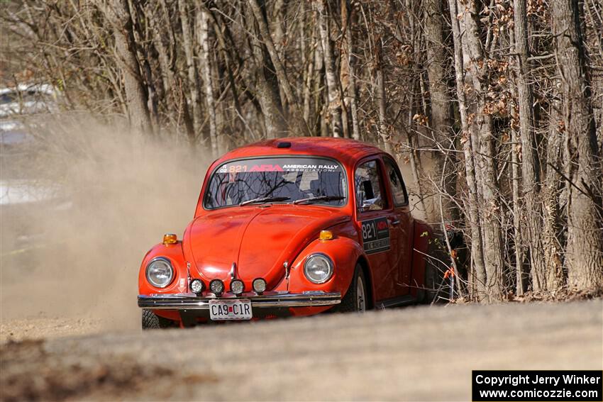 Doug Leibman / Kevin Schatz VW Super Beetle on SS1, Hazel Creek I.