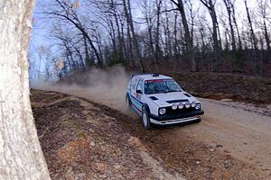 Micah Nickelson / Tyler Ptacek VW Golf on SS4, Hazel Creek II.