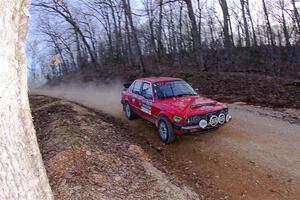 Levi Johnson / Griffin Johnson BMW 325e on SS4, Hazel Creek II.