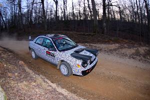 Peter Farrow / Michael Farrow Subaru WRX on SS4, Hazel Creek II.
