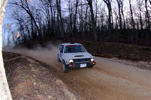 Josh Nykanen / Lars Anderson VW GTI on SS4, Hazel Creek II.