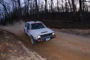Josh Nykanen / Lars Anderson VW GTI on SS4, Hazel Creek II.