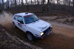 Josh Nykanen / Lars Anderson VW GTI on SS4, Hazel Creek II.