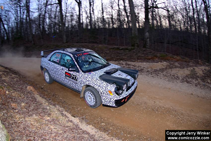 Peter Farrow / Michael Farrow Subaru WRX on SS4, Hazel Creek II.