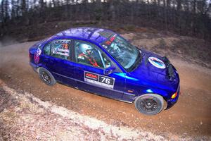 Mike Erickson / Eric Schlee BMW 323i on SS4, Hazel Creek II.