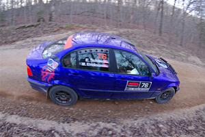 Mike Erickson / Eric Schlee BMW 323i on SS4, Hazel Creek II.