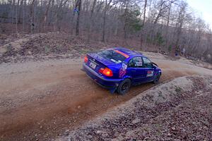 Mike Erickson / Eric Schlee BMW 323i on SS4, Hazel Creek II.