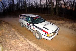 Drew Carlson / Cindi Carlson Audi 200 Avant Quattro on SS4, Hazel Creek II.